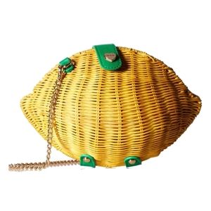 Betsey Johnson Don't Be Tarty Lemon Crossbody Bag